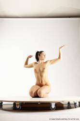 Sitting reference poses of Sabina